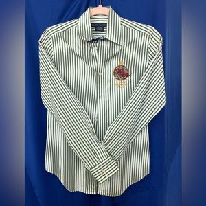 Ralph Lauren bottom down shirt, work shirt, size 4